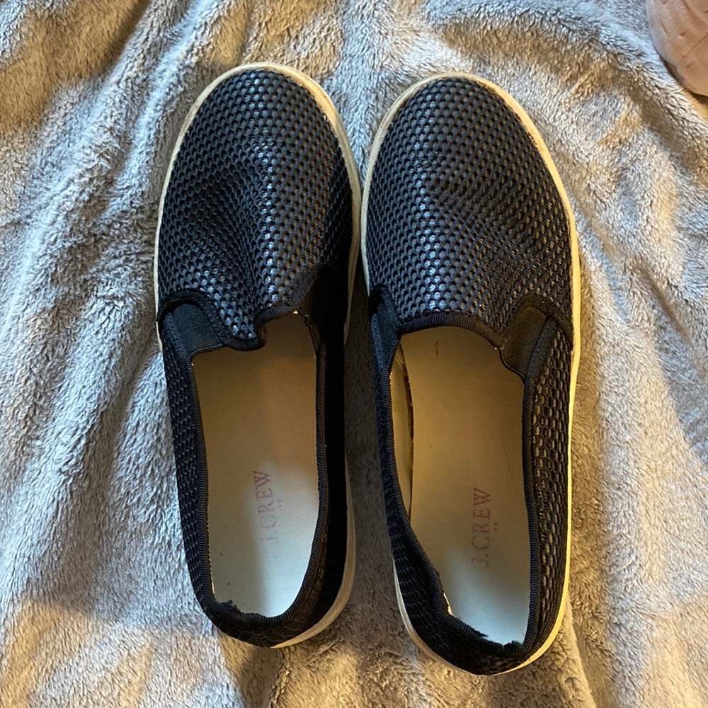 J. Crew slip-ons.